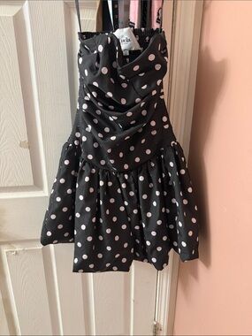 2006 Luella for Target strapless polka dot dress.